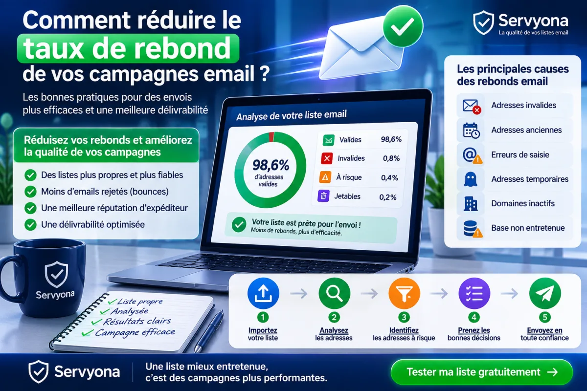 Réduire le taux de rebond de vos campagnes email