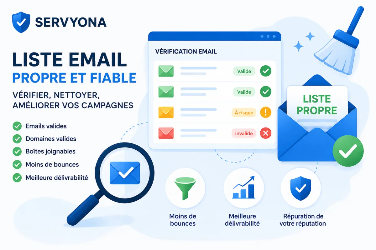 Construire et vérifier une liste email propre et fiable